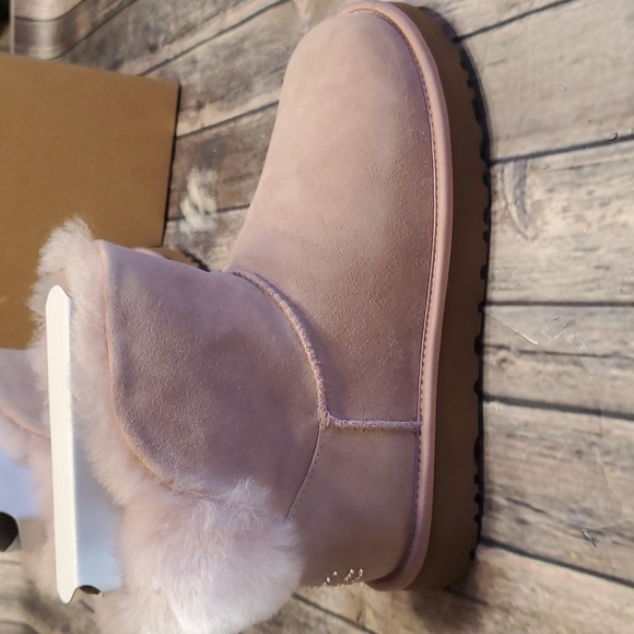 NEW W/ BOX AUTHENTIC UGG CLASSIC BLING MINI BOOT - Picture 9 of 16